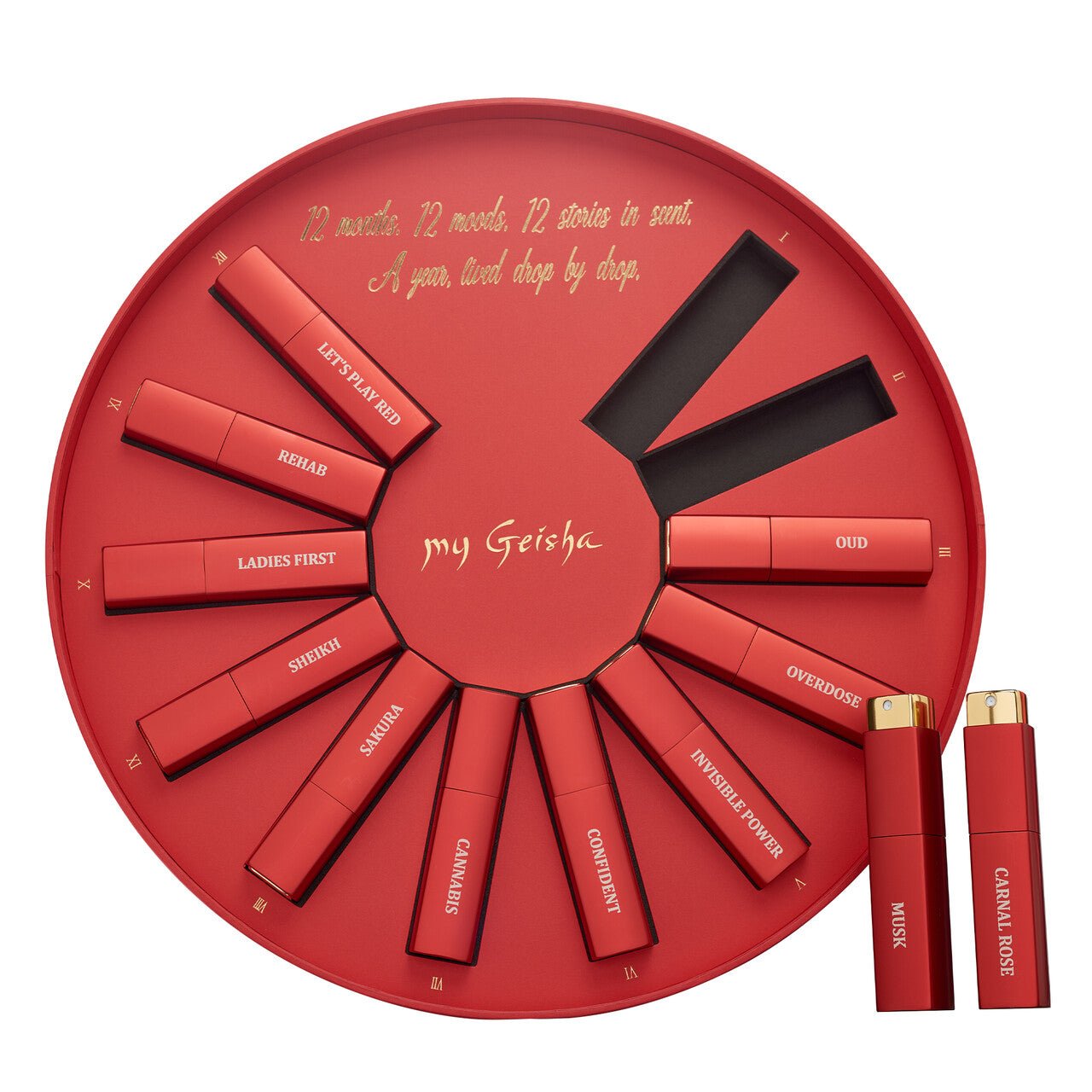 12 Scents Advent Calendar - mygeisha.com