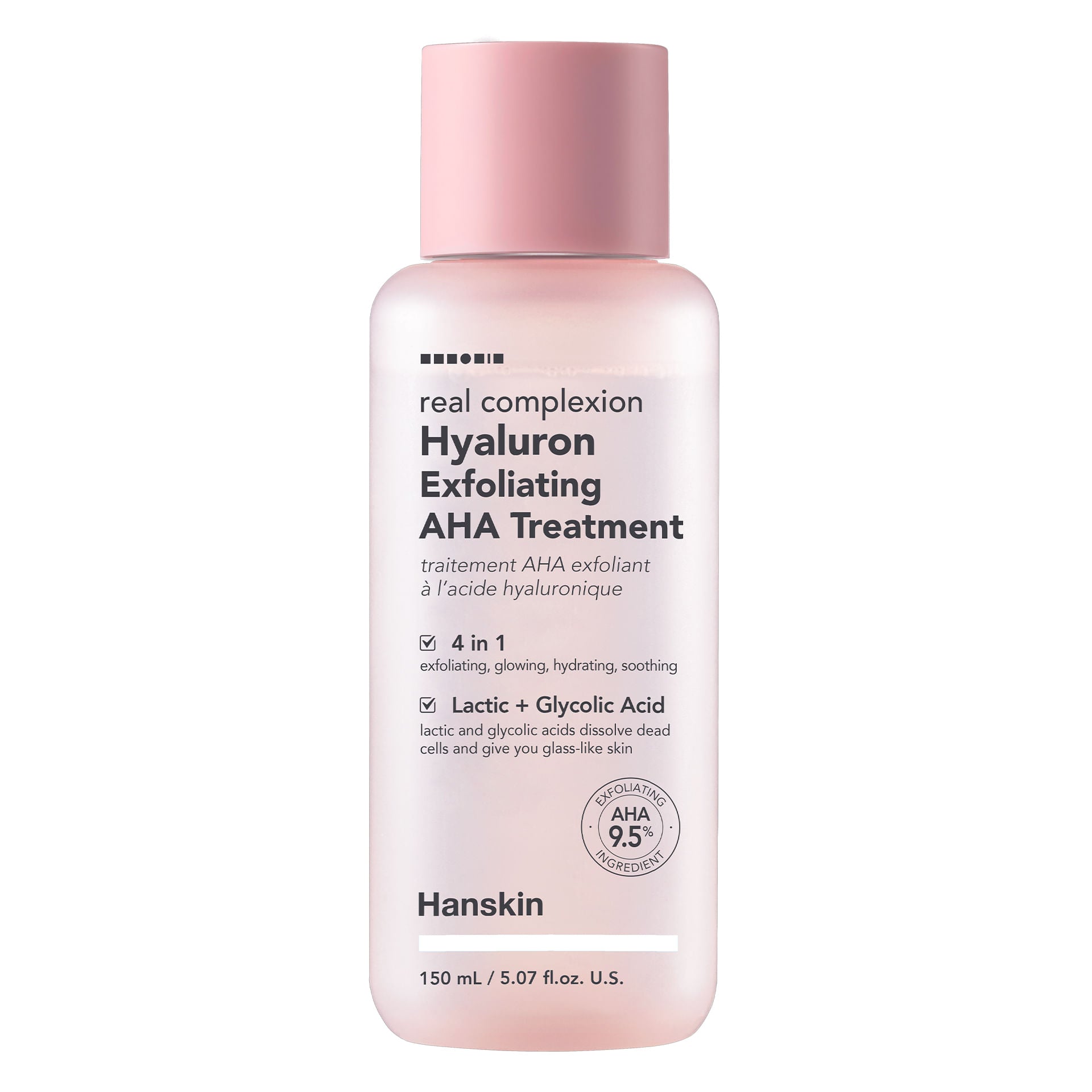 Hanskin Real Complexion Hyaluron Exfoliating AHA Treatment - mygeisha.com