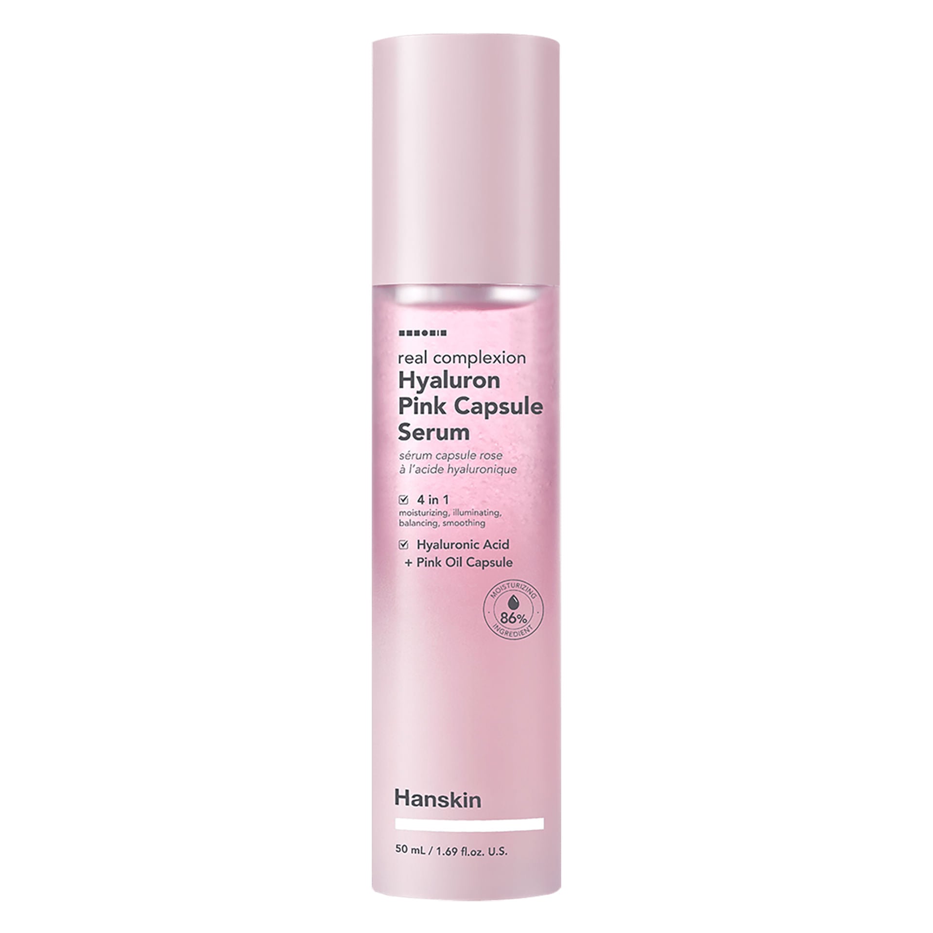 Hanskin Real Complexion Hyaluron Pink Capsule Serum - mygeisha.com