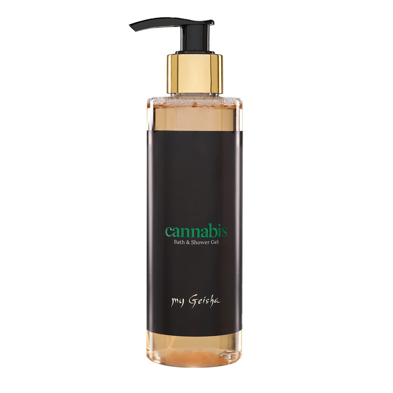 my Geisha Cannabis Bath & Shower Gel - mygeisha.com