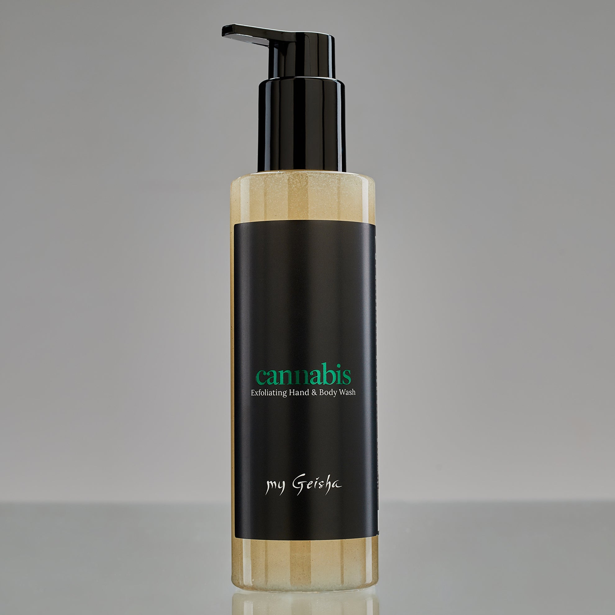 my Geisha Cannabis Exfoliating Hand & Body Wash