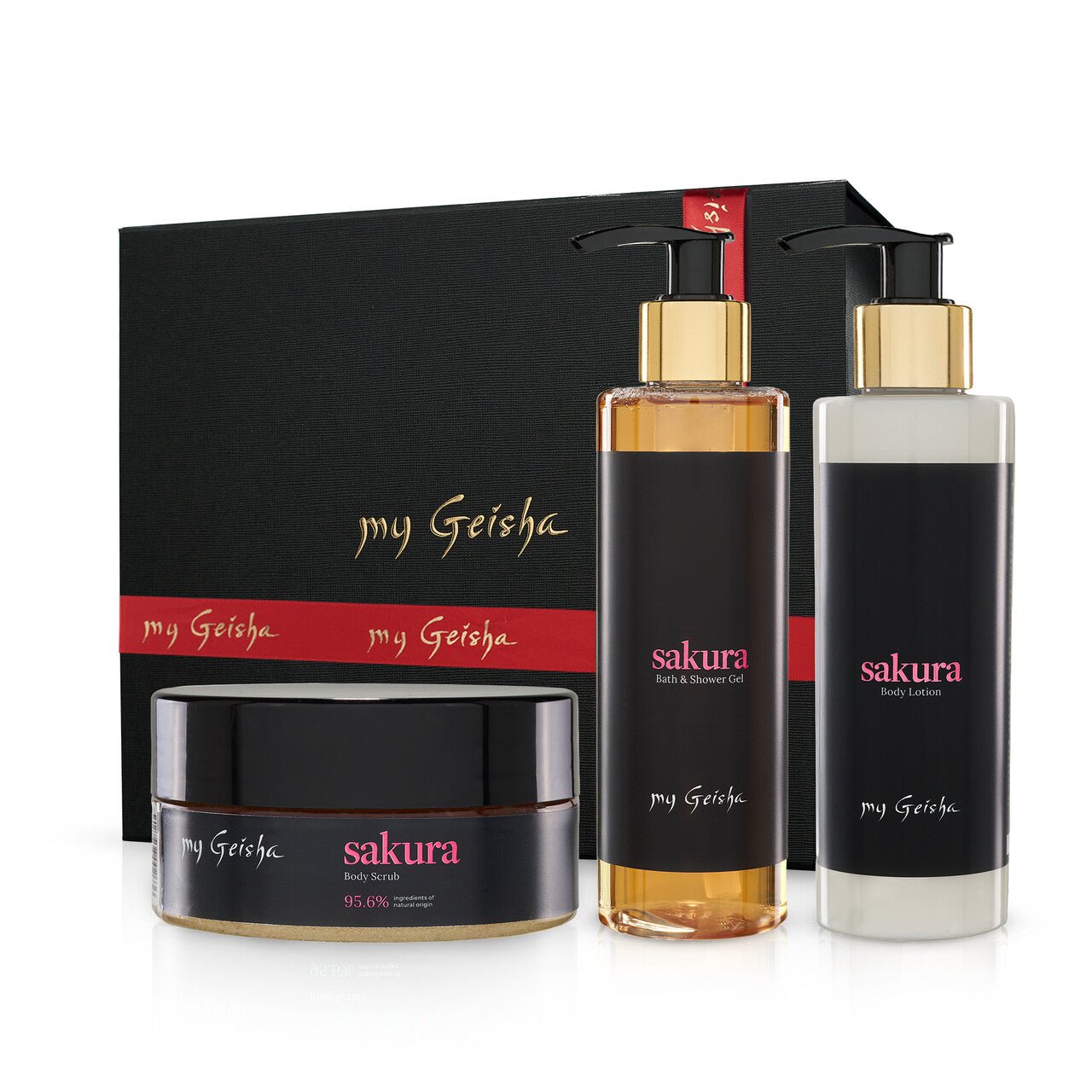 my Geisha Sakura Christmas Bodycare Set - mygeisha.com