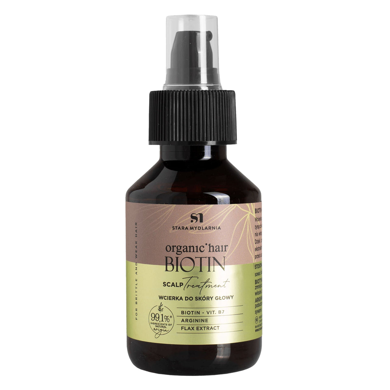 Stara Mydlarnia Organic Hair Biotin Hair Growth Stimulating Serum